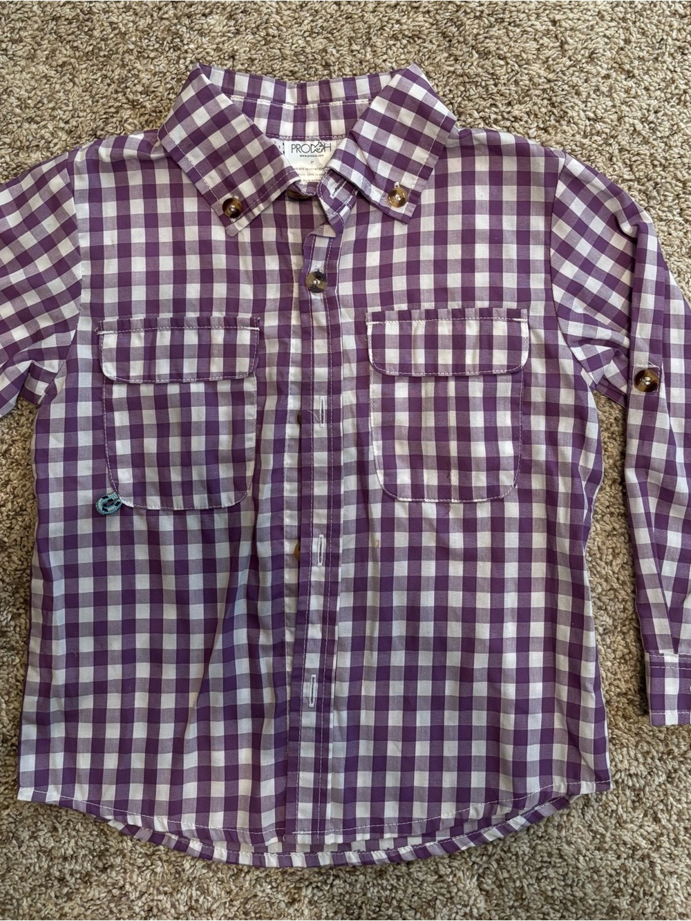 EUC! PRODOH Fishing shirt. Size 3T.